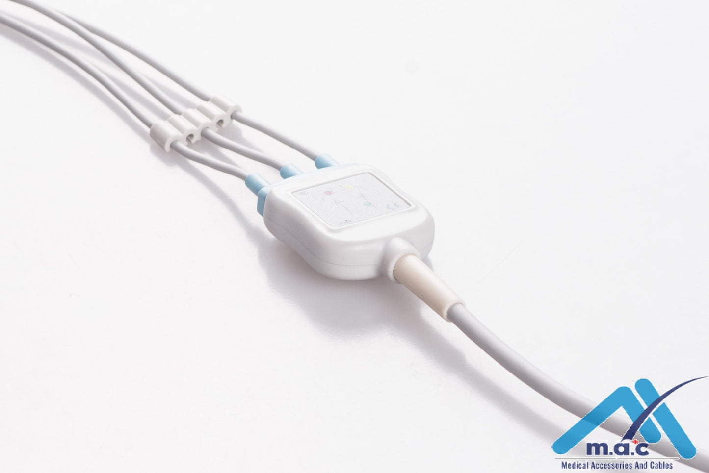 AAMI 6PIN Reusable One Piece ECG Fixed Cable 23M40P-I 23M40P