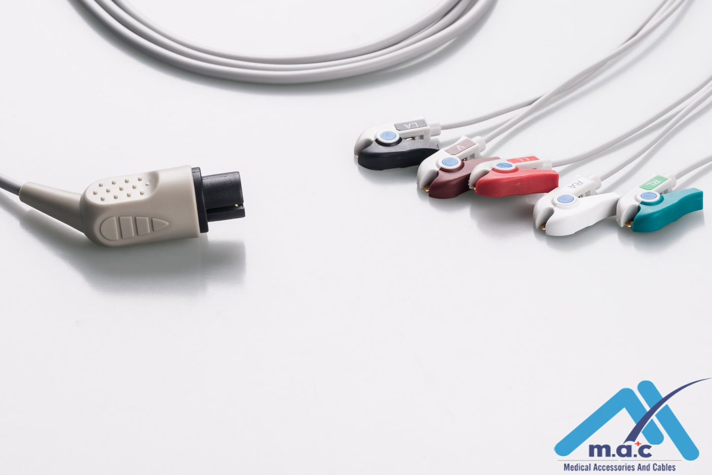 AAMI 6PIN Reusable One Piece ECG Fixed Cable 25M40RP 25M40RP-I