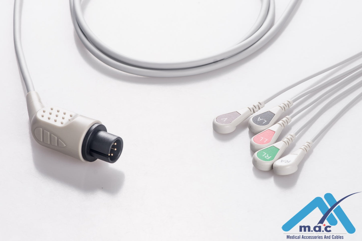 AAMI 6PIN Reusable One Piece ECG Fixed Cable 25M41S