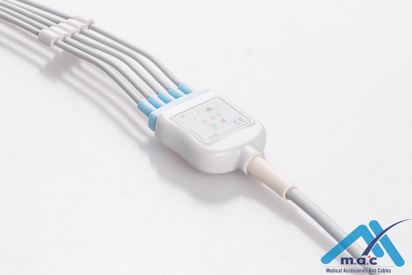 AAMI 6PIN Reusable One Piece ECG Fixed Cable 25M41S