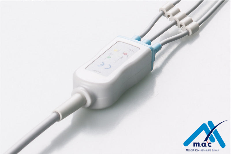 Biolight Compatible Disposable One Piece ECG Fixed Cable 23M67P-I