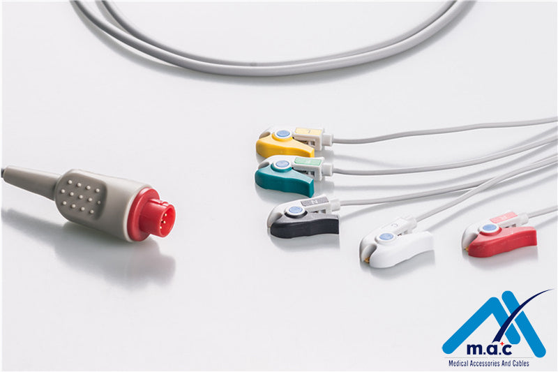 Bionet Compatible Disposable One Piece ECG Fixed Cable 25M14P