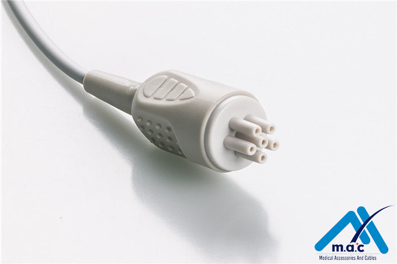 COLIN Compatible Disposable One Piece ECG Fixed Cable 25M20S-I