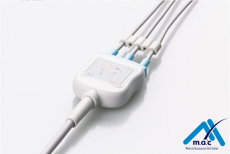 Compatible Disposable One Piece ECG Fixed Cable 23M11P-I