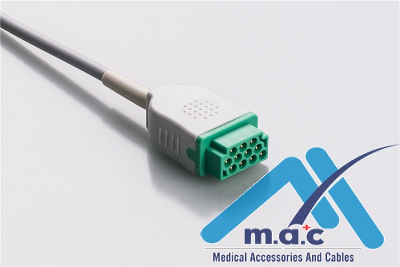GE Healthcare>Marquette Compatible Disposable One Piece ECG Fixed Cable 21M086P