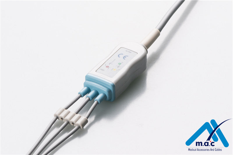 Generra Compatible One Piece Reusable ECG Cable 23M13P-I