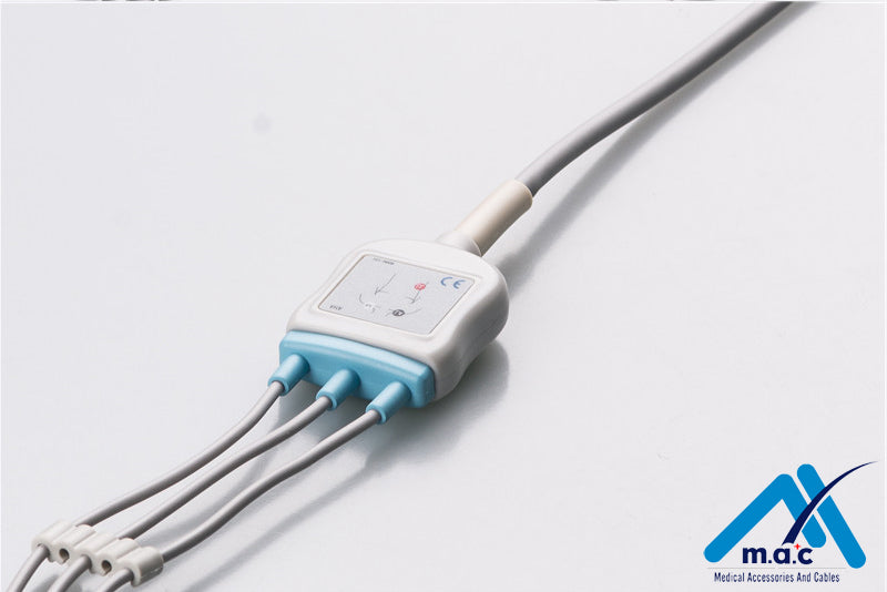 MEK Compatible Disposable One Piece ECG Fixed Cable 23M11S
