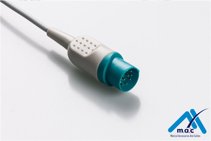NihonKohden Compatible Disposable One Piece ECG Fixed Cable 23M13P