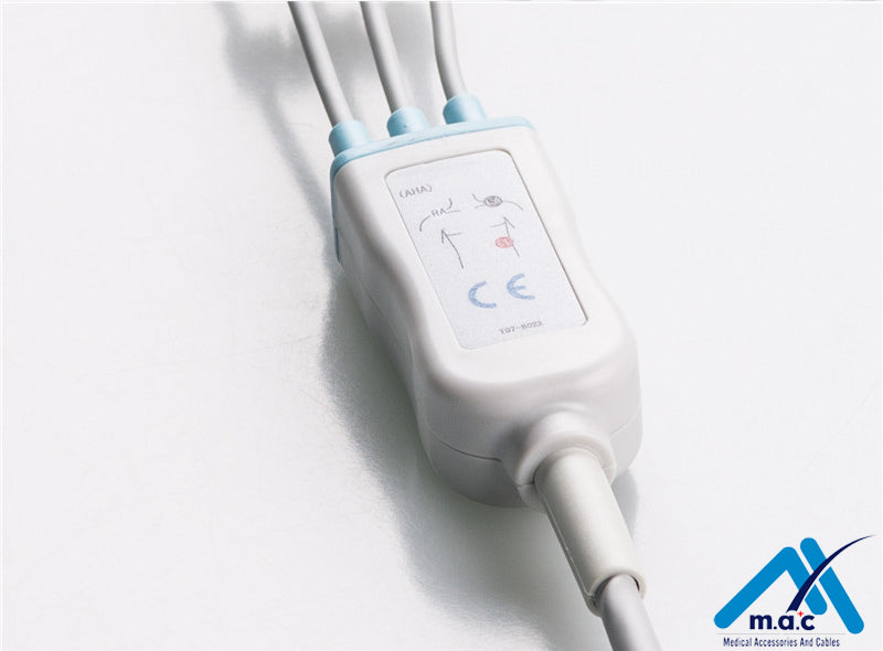 NihonKohden Compatible Disposable One Piece ECG Fixed Cable 23M13P