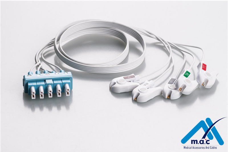 Philips Compatible Disposable ECG Lead Wires AAMB5-90DP