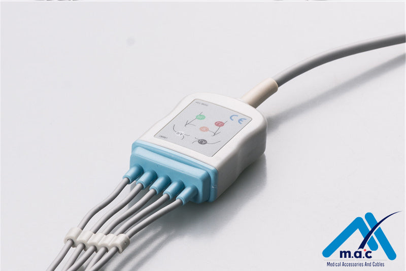 Philips Compatible Disposable One Piece ECG Fixed Cable 25M029S