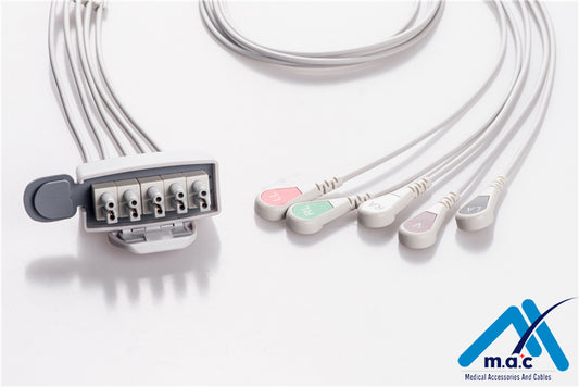 Philips Compatible ECG Telemetry Cables AT5M-90S