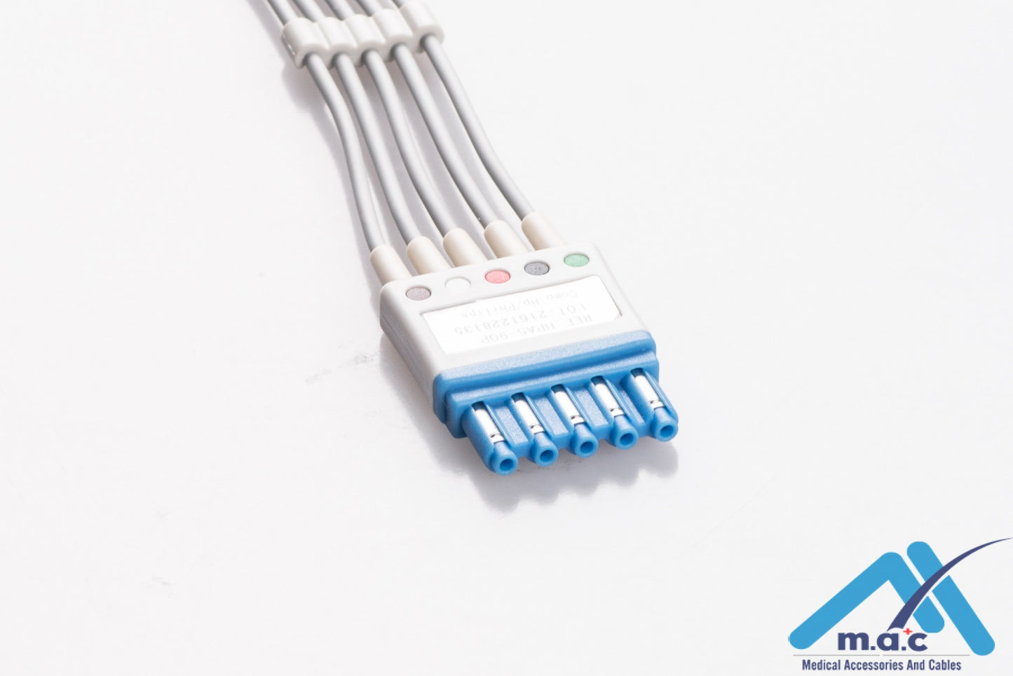 Philips Reusable ECG Lead Wires HPMA5-90P - M1968A