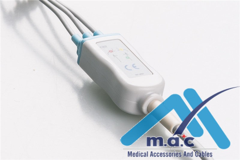 Schiller Compatible One Piece ECG Fixed Cable 23M54P-I