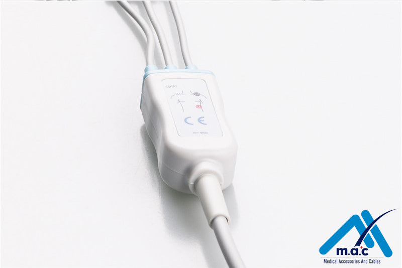 Welch Allyn Compatible Disposable One Piece ECG Fixed Cable 23M53S