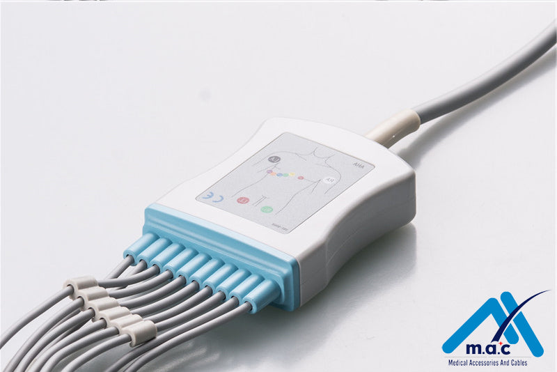 ZOLL Compatible Disposable One Piece ECG Fixed Cable 21M069S