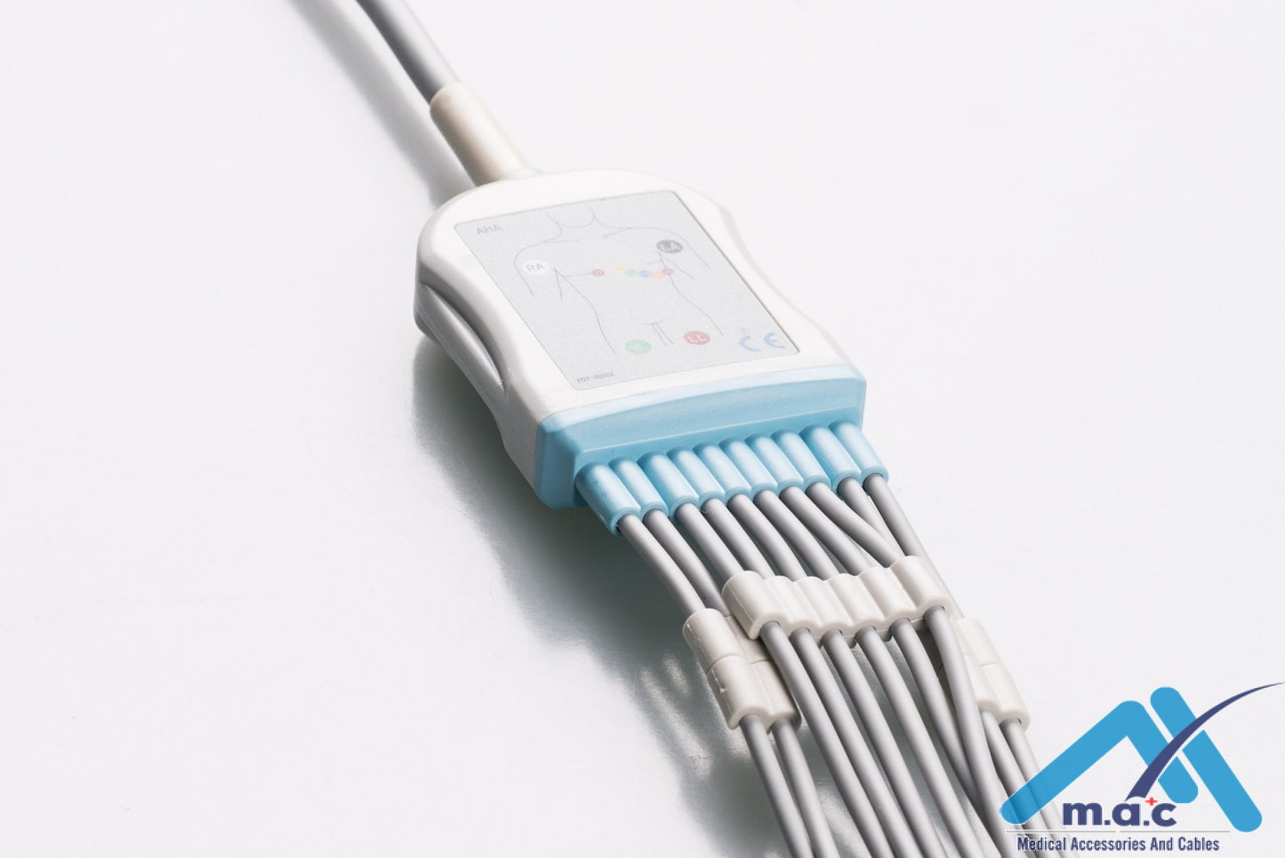 Mortara Reusable One Piece EKG Fixed Cable E1M0-MT-B