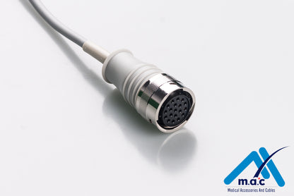 Mortara - Quinton Reusable One Piece EKG Fixed Cable E1M0-QT-P