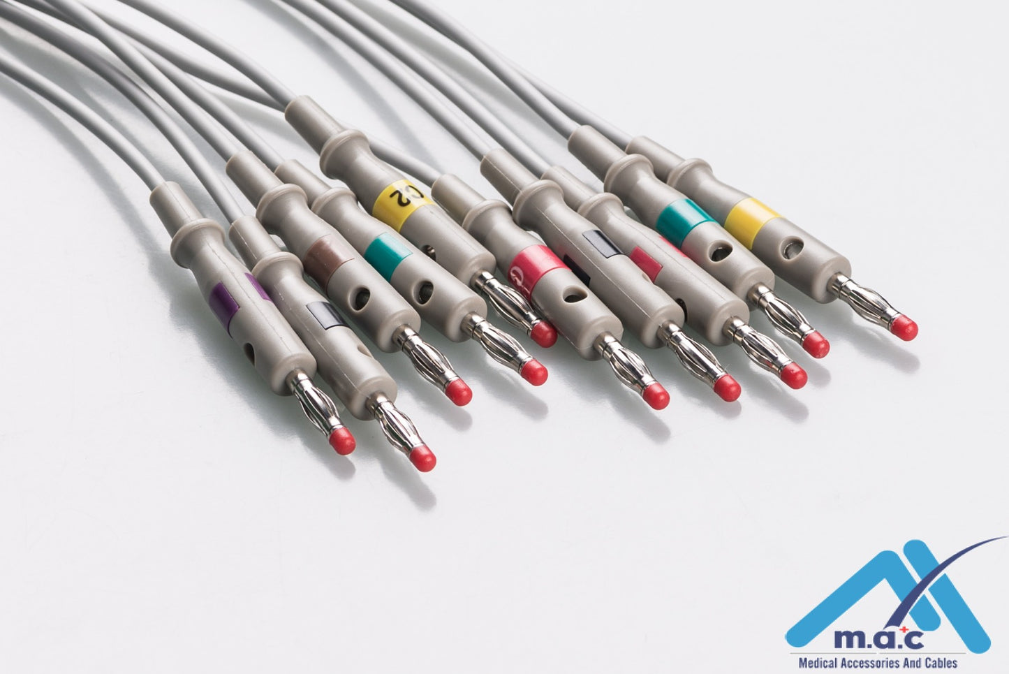 Schiller Reusable One Piece EKG Fixed Cable E1M0-SH2-B/I