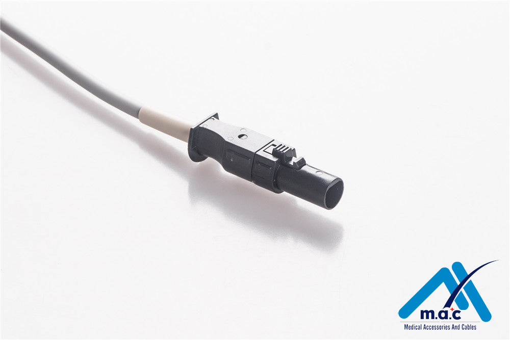 Burdick Compatible One Piece Reusable EKG Cable - AHA - 60-00180-01