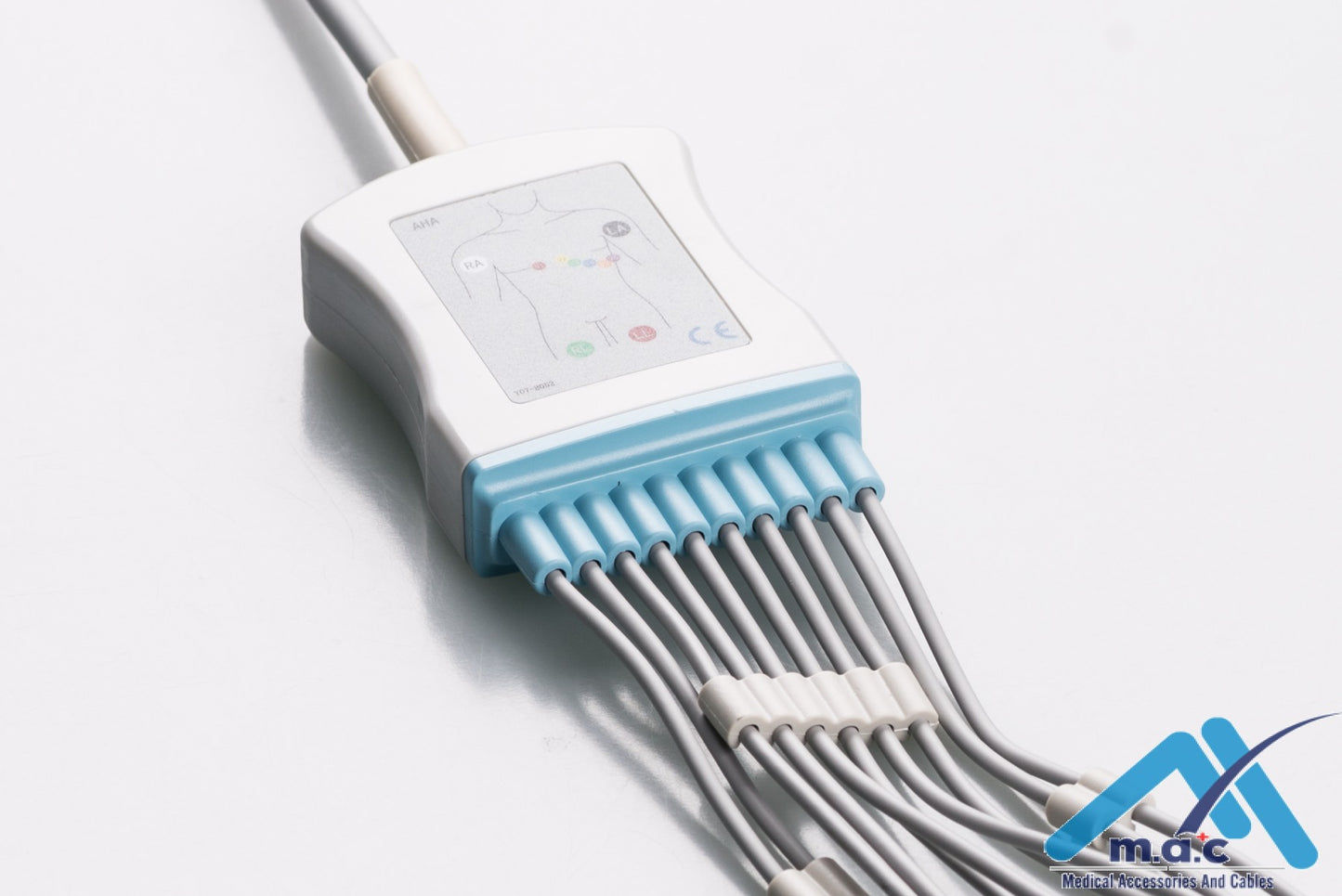 Philips Reusable One Piece EKG Fixed Cable E1M0R-HP-S