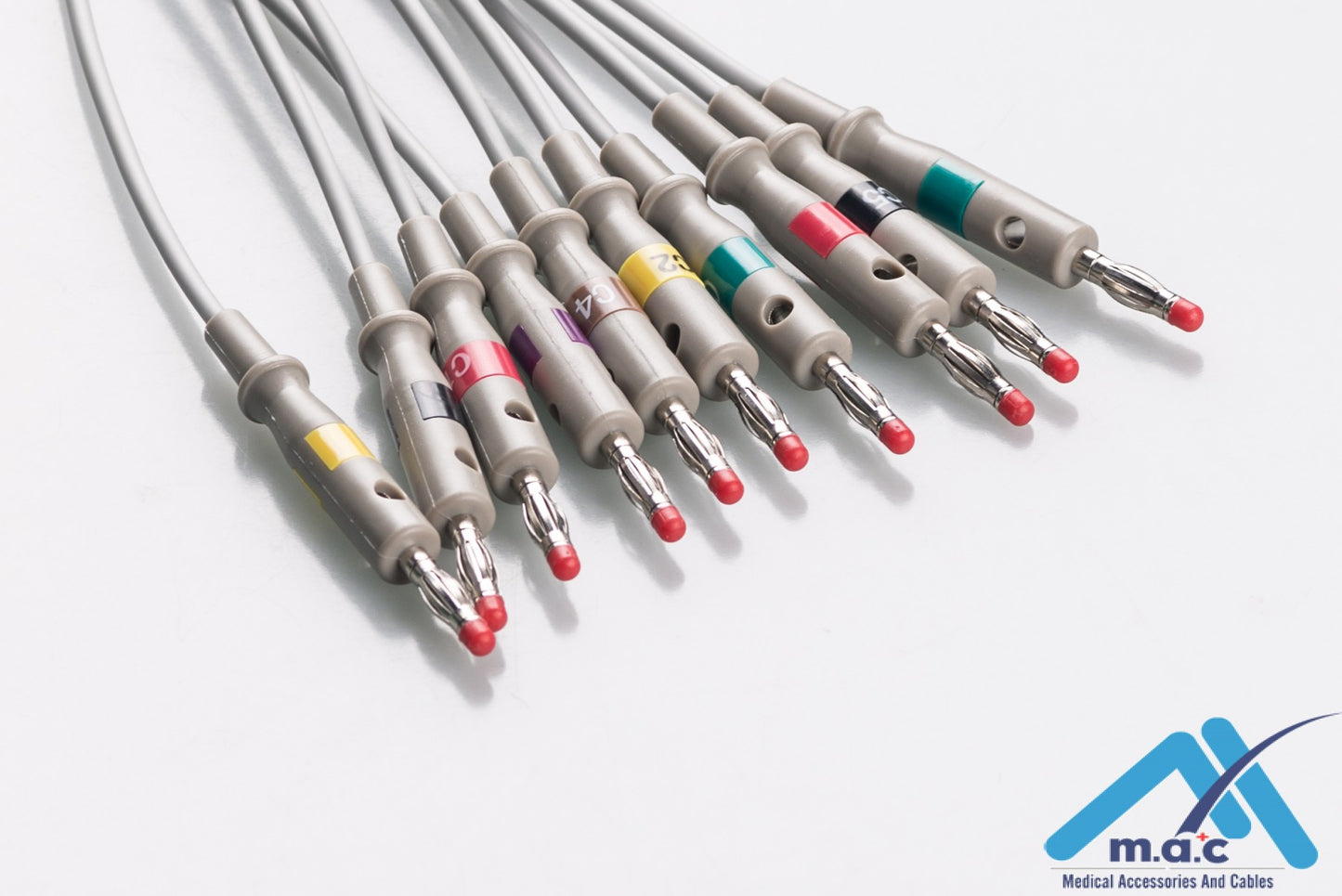 Kenz Reusable One Piece EKG Fixed Cable E1M0R-KZ1-B/I