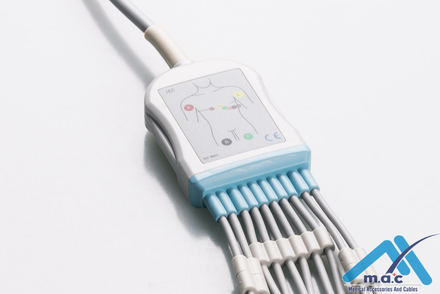 Kenz Reusable One Piece EKG Fixed Cable E1M0R-KZ2-B/I
