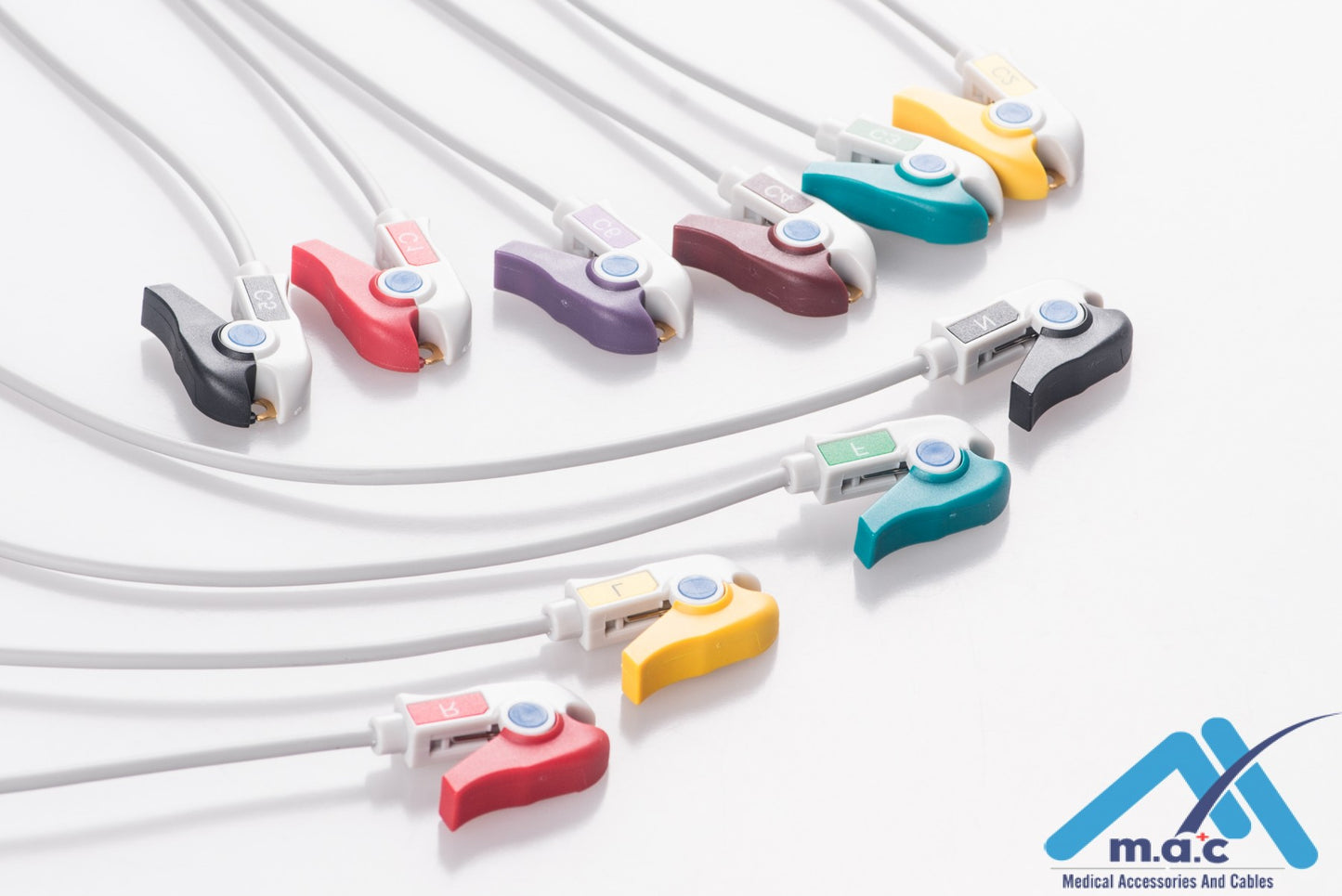 GE Healthcare - Marquette Reusable One Piece EKG Fixed Cable E1M0R-MQ-P/I