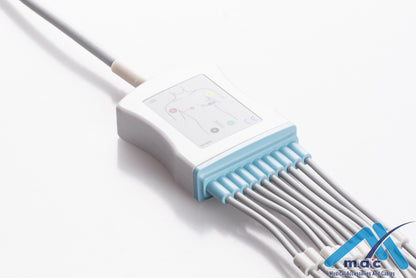Nihon Kohden Reusable One Piece EKG Fixed Cable E1M0R-NK2-B/I