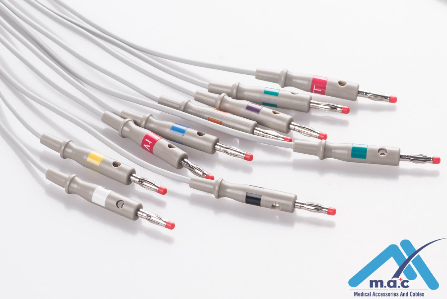 Schiller Reusable One Piece EKG Fixed Cable E1M0R-SH1-B/I E1M0R-SH1-B