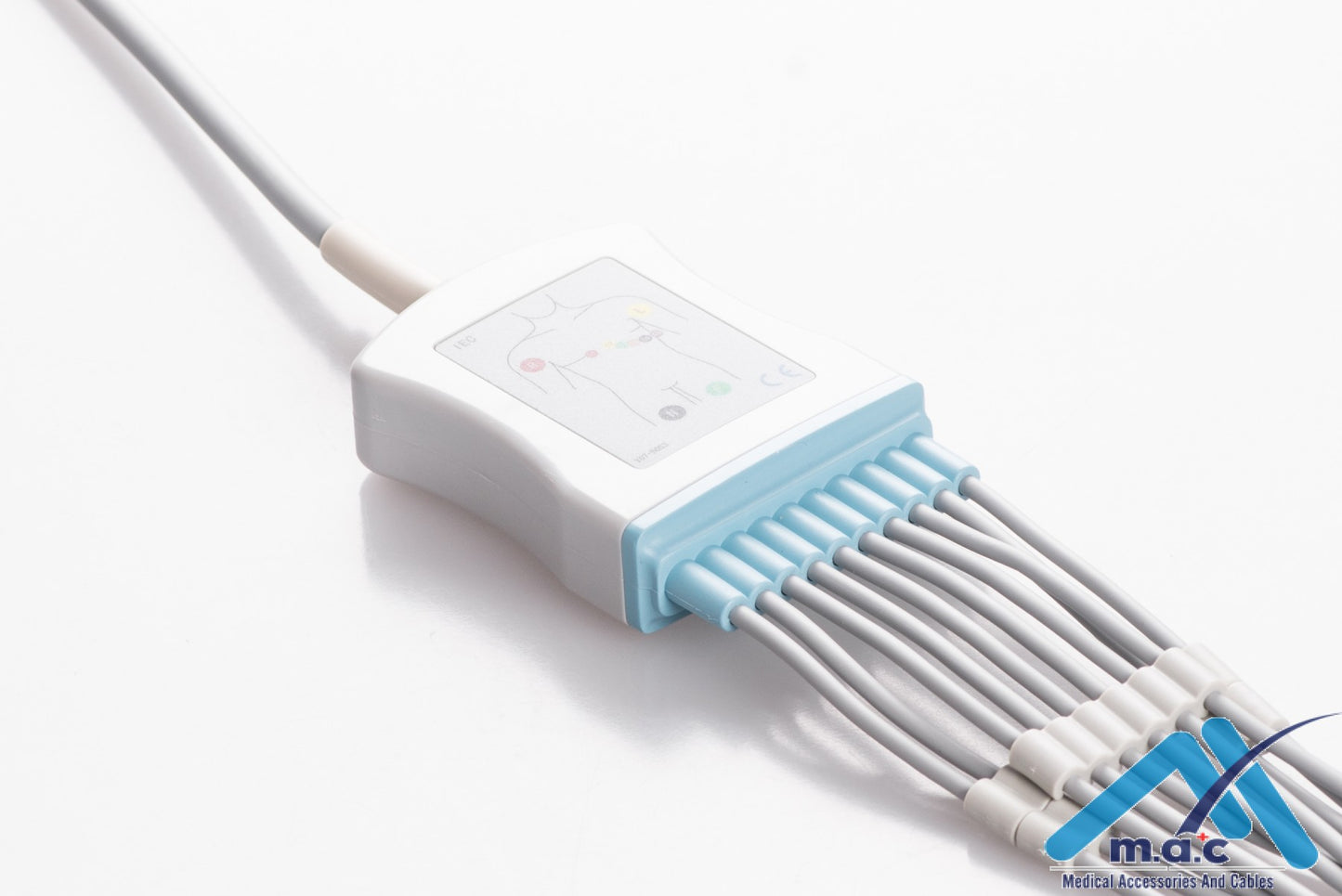 Schiller Reusable One Piece EKG Fixed Cable E1M0R-SH1-P/I