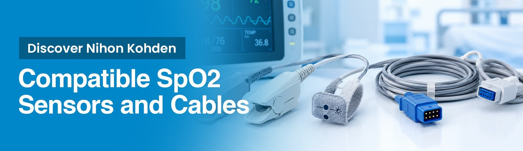 Discover Nihon Kohden Compatible SpO2 Sensors and Cables – Macmedcable