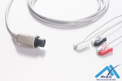 AAMI 6PIN Reusable One Piece ECG Fixed Cable 23M40P-I 23M40P