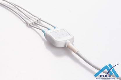 AAMI 6PIN Reusable One Piece ECG Fixed Cable 23M40P-I 23M40P