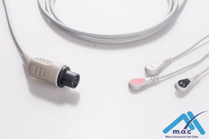 AAMI 6PIN Reusable One Piece ECG Fixed Cable 23M41S