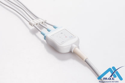 AAMI 6PIN Reusable One Piece ECG Fixed Cable 23M45S