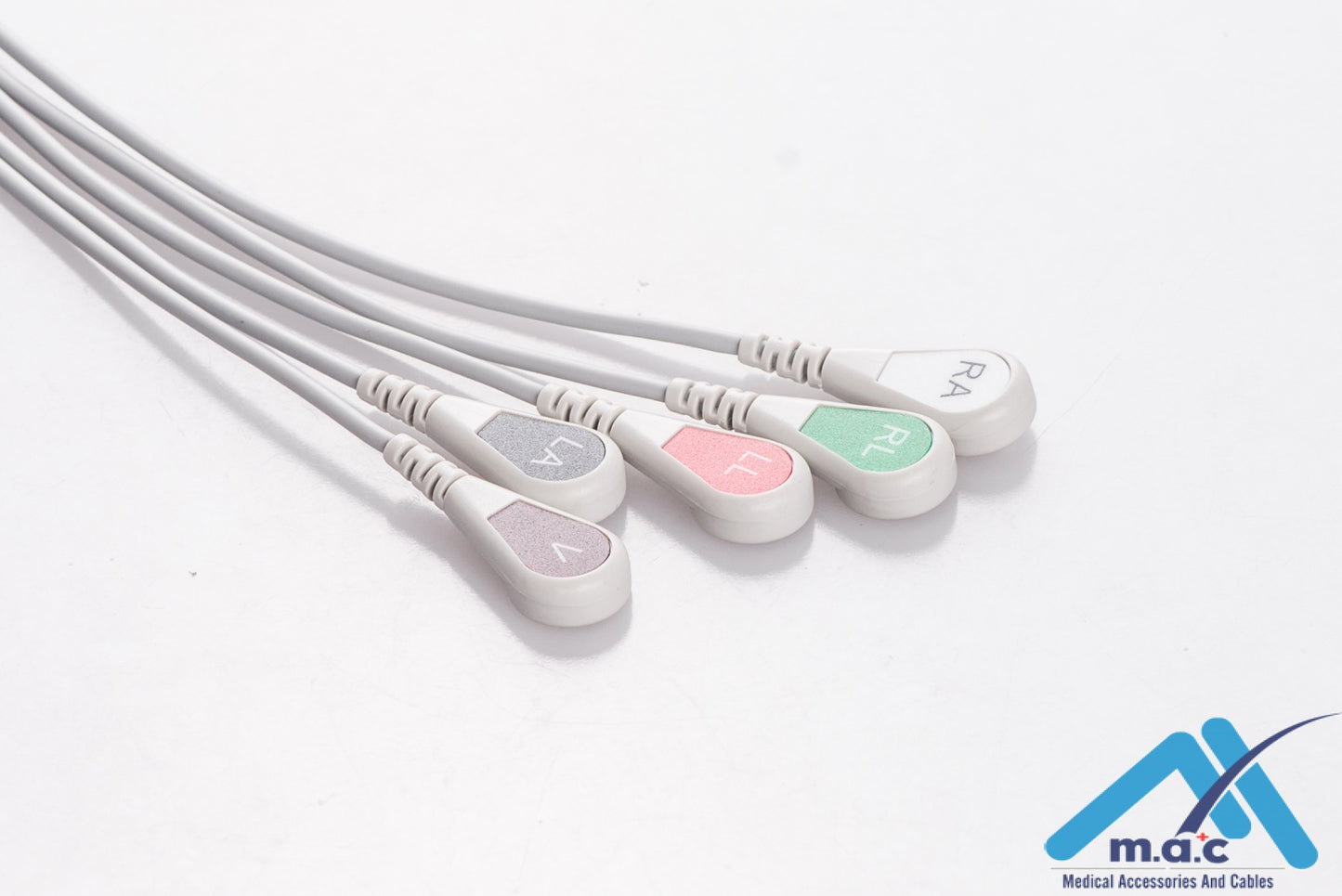 AAMI 6PIN Reusable One Piece ECG Fixed Cable 25M41S