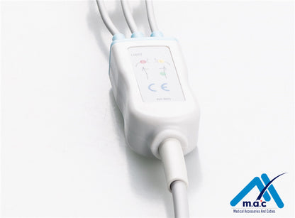 AAMI Compatible Disposable One Piece ECG Fixed Cable 23M40RS-I