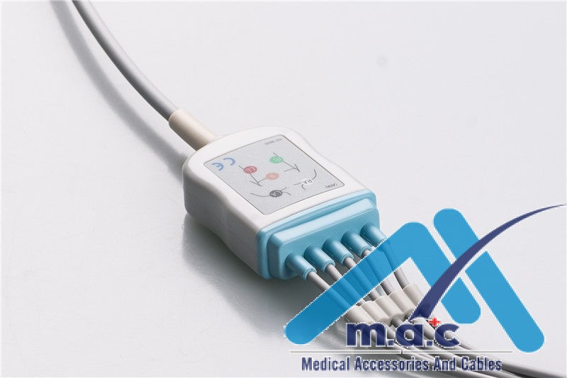 Bionet Compatible Disposable One Piece ECG Fixed Cable 25M14S