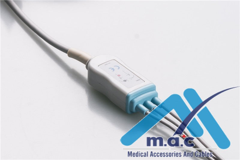 Compatible Disposable One Piece ECG Fixed Cable 23M029S