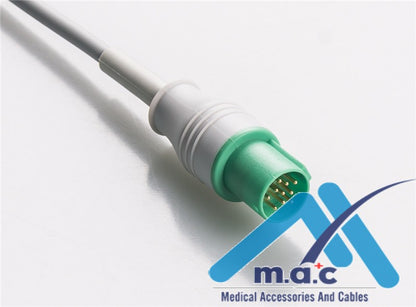 Compatible Disposable One Piece ECG Fixed Cable 23M55P
