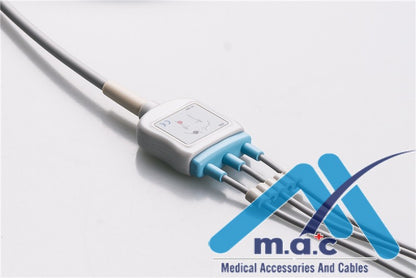 Compatible Disposable One Piece ECG Fixed Cable 23M82P