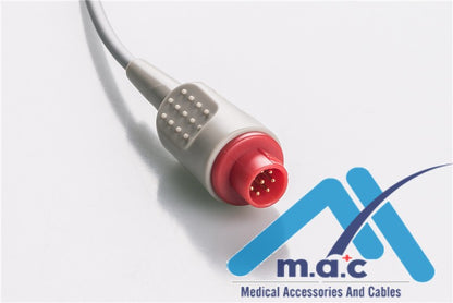 Compatible Disposable One Piece ECG Fixed Cable 25M14P-I