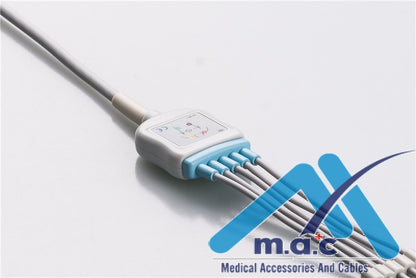 Compatible Disposable One Piece ECG Fixed Cable 25M30S-I