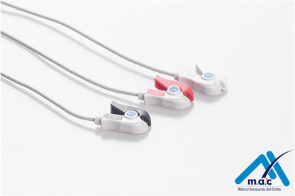 DRE Compatible One Piece Reusable ECG Cable 23M40P-I 23M40P