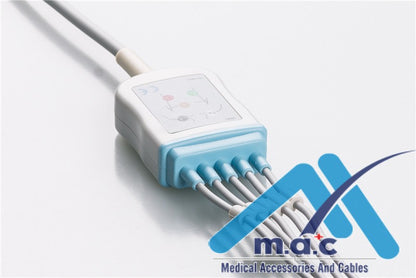 Fukuda Denshi Compatible Disposable One Piece ECG Fixed Cable 25M99P