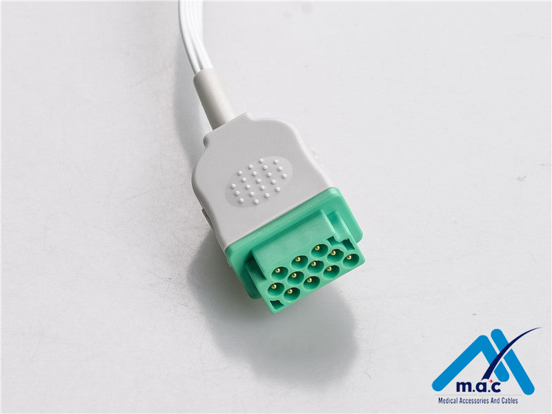 GE Healthcare - Marquette Compatible Disposable Direct-Connect ECG Cable