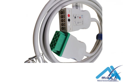 GE Healthcare > Corometrics Compatible ECG Trunk Cable - 1553AAO