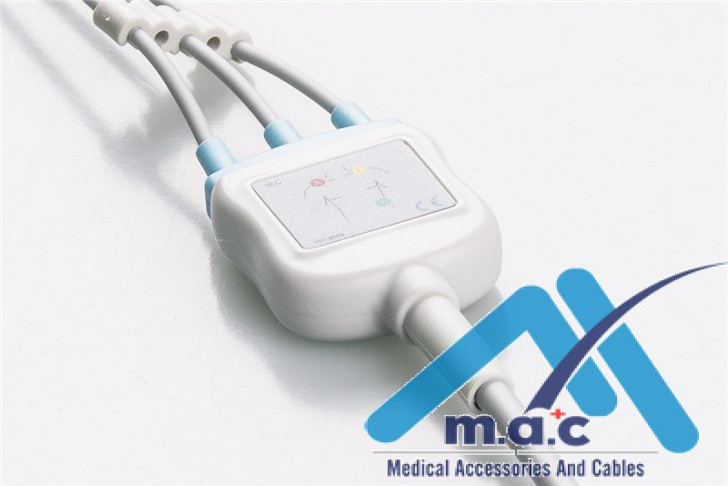 GE Healthcare>Marquette Compatible Disposable One Piece ECG Fixed Cable 23M86S