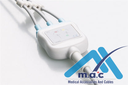 GE Healthcare>Marquette Compatible Disposable One Piece ECG Fixed Cable 23M86S